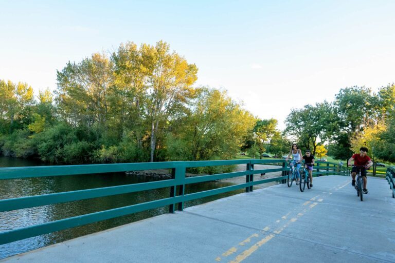 family-biking-on-the-greenbelt