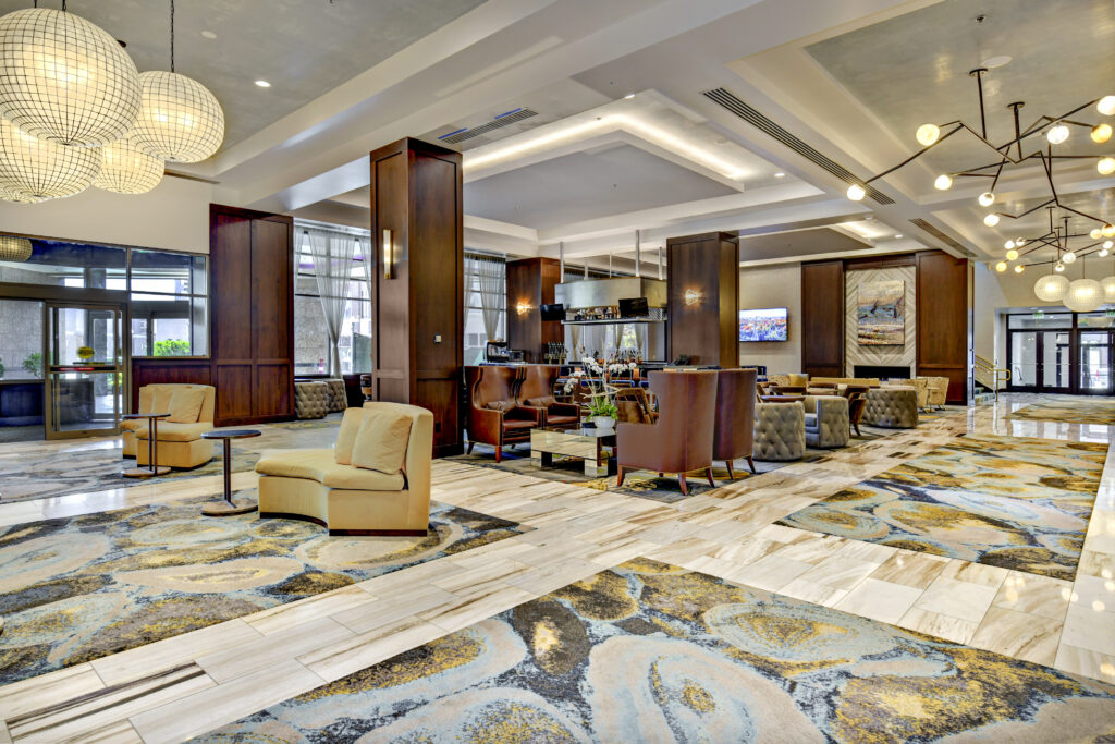 Lobby area at The Grove