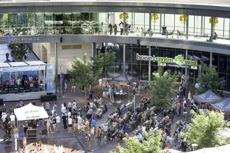 The Grove Plaza during Alive After Five