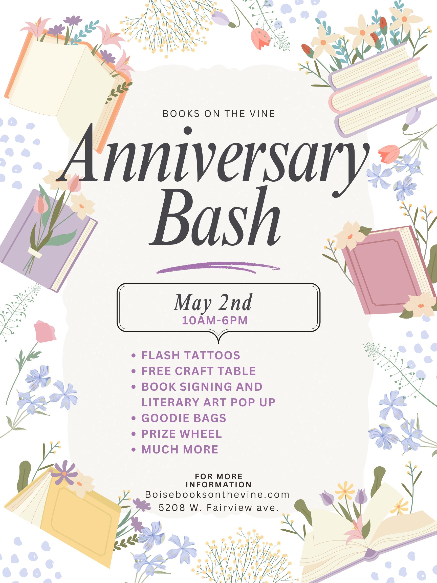 Books on the Vine